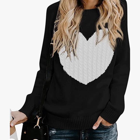 Beautiful woman knitted sweater long sleeve - Picture 7 of 8